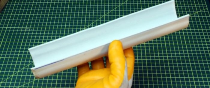 How to make a sealant gun for a screwdriver from a PVC pipe