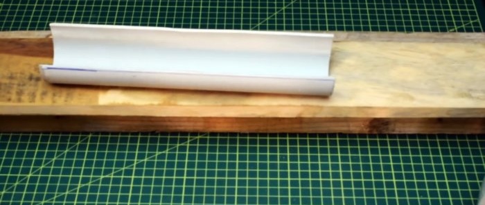 How to make a sealant gun for a screwdriver from a PVC pipe