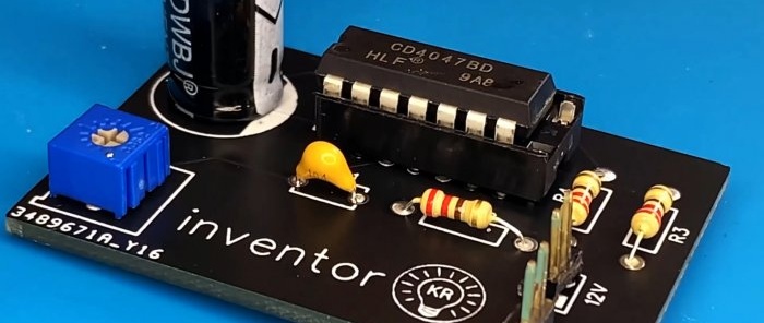 How to make a simple 12-220 V inverter with a power of 2500 W and a frequency of 50 Hz