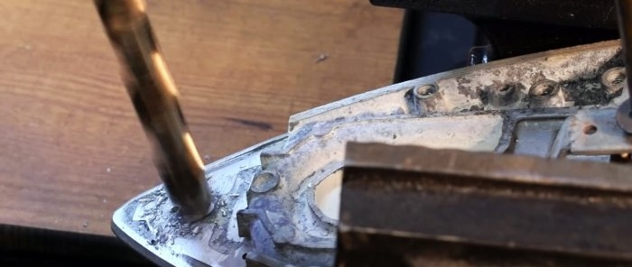 How to make a soldering iron for soldering PP pipes from an old iron with your own hands