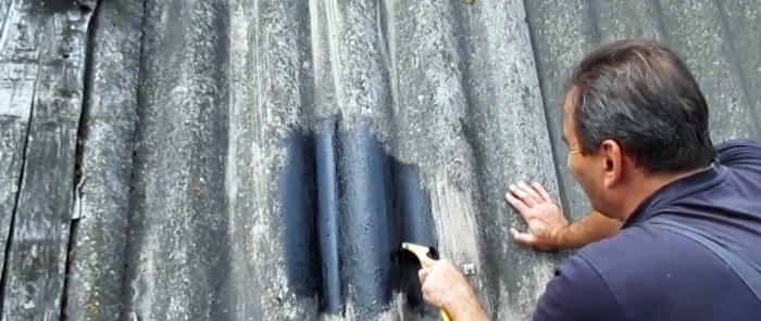 How to repair holes in a slate roof reliably and at almost no cost with your own hands