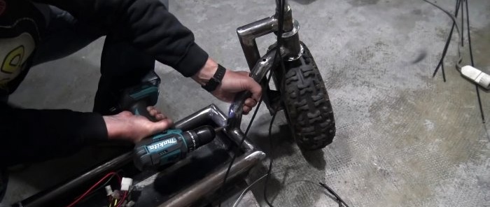 How to make an indestructible electric scooter with a powerful frame