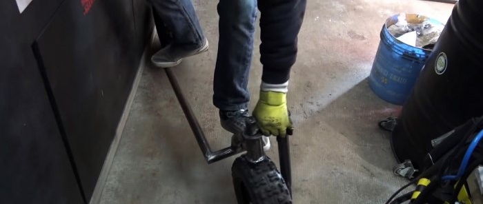 How to make an indestructible electric scooter with a powerful frame