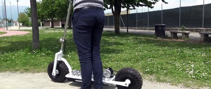 How to make an indestructible electric scooter with a powerful frame