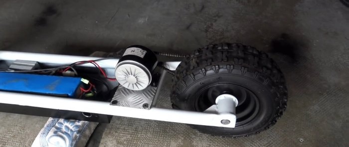 How to make an indestructible electric scooter with a powerful frame