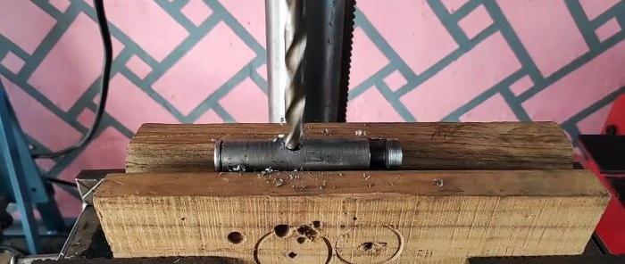 How to make a long clamp with a lifting chute for quick work