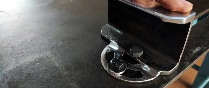 How to make a long clamp with a lifting chute for quick work