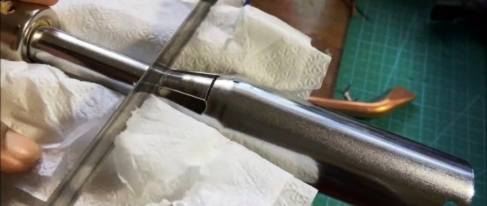 How to make a hot air gun for soldering from a regular soldering iron