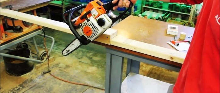 The simplest guide for cutting logs into boards with a chainsaw with your own hands