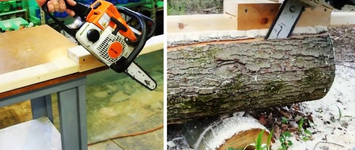 The simplest guide for cutting logs into boards with a chainsaw with your own hands