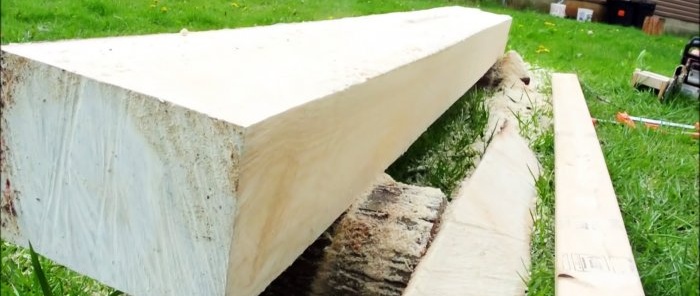 The simplest guide for cutting logs into boards with a chainsaw with your own hands