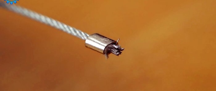 4 ideas for fastening steel cables