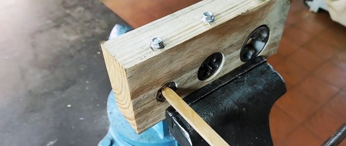 Comment fabriquer des bâtons ronds avec du matériel de bricolage simple