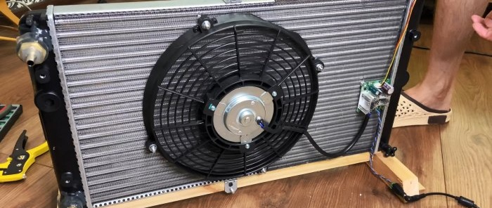 How to make an air conditioner from car components