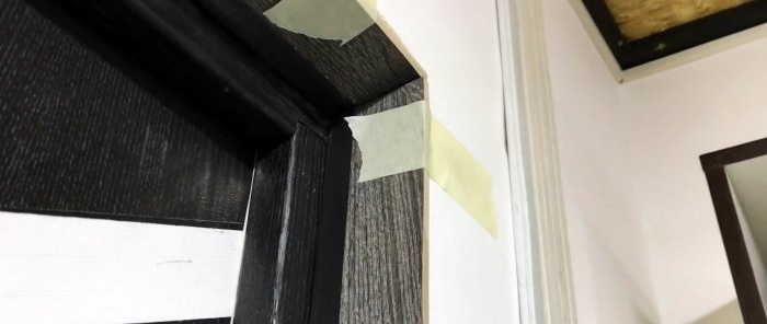 How to make window or door slopes from leftover laminate and save a lot of money