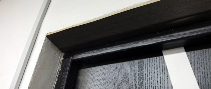 How to make window or door slopes from leftover laminate and save a lot of money