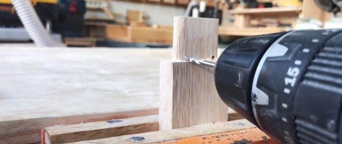 How to make a permanent tongue-and-groove joint