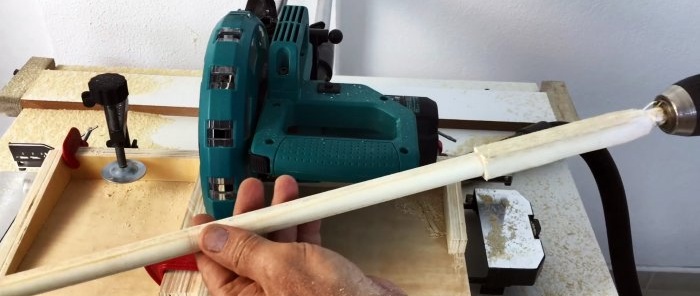 How to Make Dowels or Round Sticks with a Miter Saw