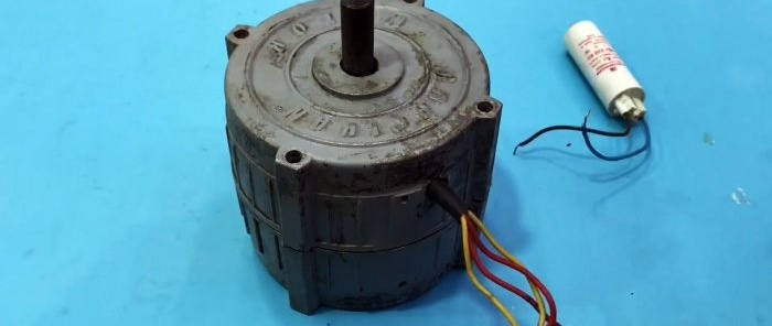 How to make a wind generator from an asynchronous electric motor