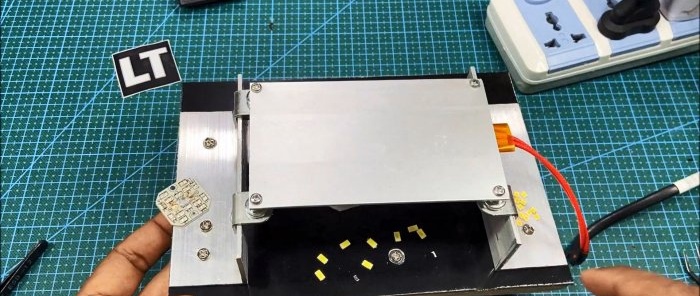 How to make a mini station for soldering SMD components without a hair dryer