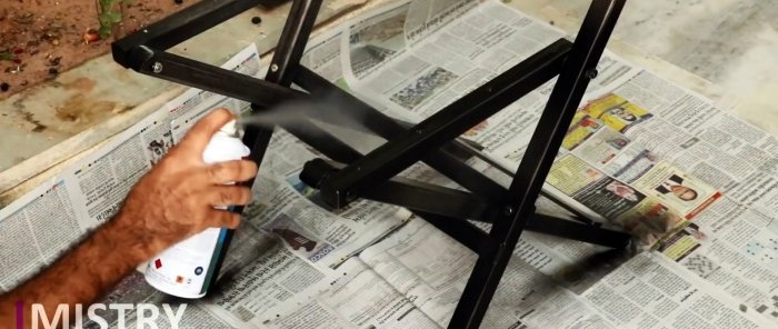 How to make a durable and comfortable folding chair from simple materials with your own hands