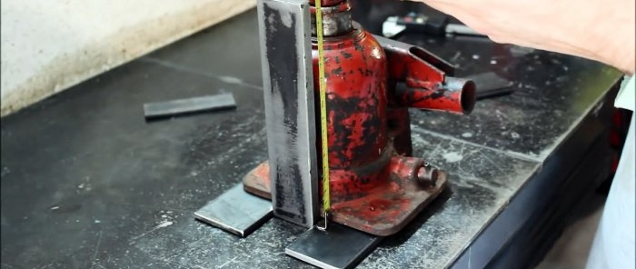 How to make a jack adapter for lifting heavy loads with a low grip