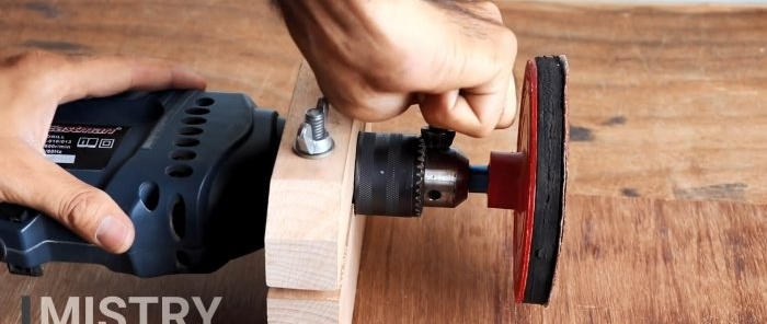 Comment fabriquer une rectifieuse simple basée sur une perceuse