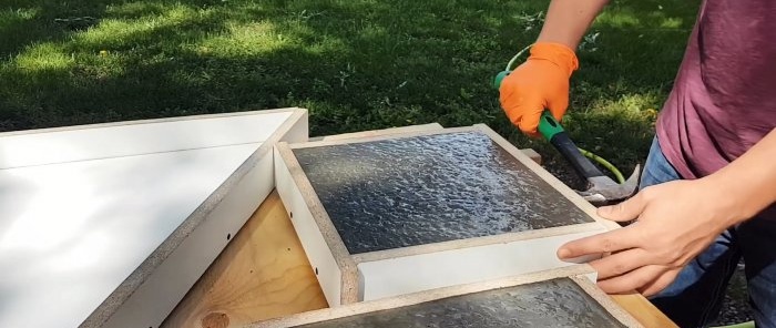 How to make a mold and produce large-format concrete tiles quickly and efficiently