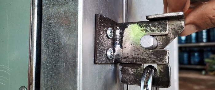 How to Make a Self-Locking Door Latch from Leftover Sheet Metal