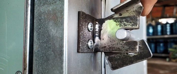 How to Make a Self-Locking Door Latch from Leftover Sheet Metal