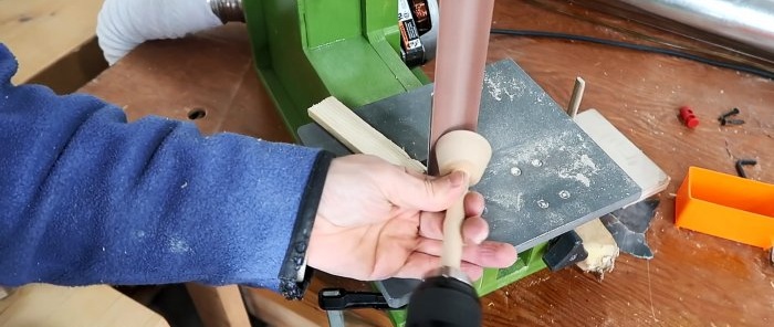 How to easily make round furniture handles without a lathe