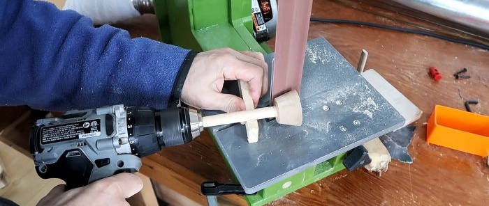 How to easily make round furniture handles without a lathe