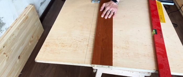 How to make a hanging TV stand with hidden mount