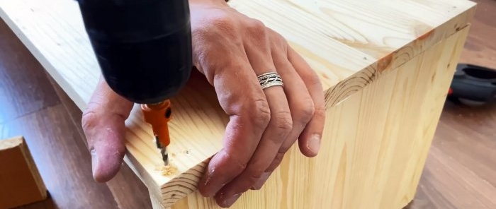 How to make a hanging TV stand with hidden mount