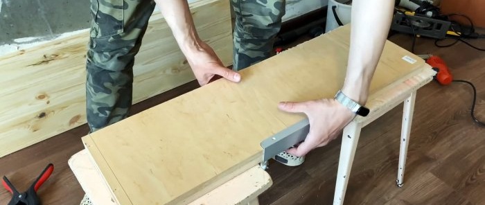 How to make a hanging TV stand with hidden mount