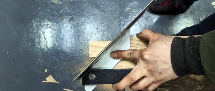 How to join wooden pieces without glue using a tenon and spacer wedges