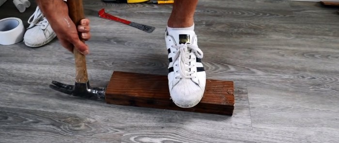 How to remove gaps on laminate flooring without dismantling