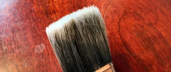 How to restore completely dried out brushes