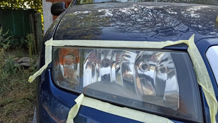 How to polish cloudy headlights yourself