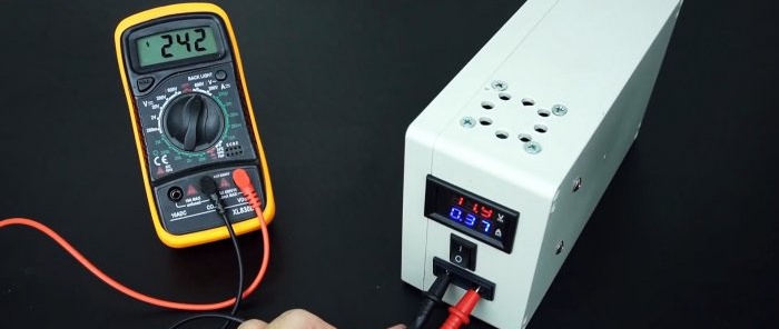 How to make a 220 V 50 Hz battery