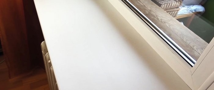 A cheap way to whiten a yellowed plastic window sill