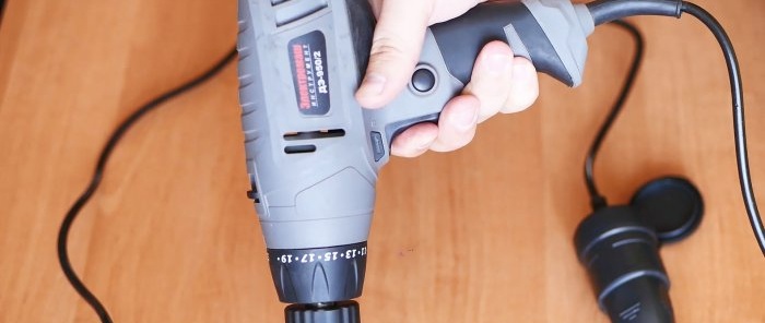 How to assemble a simple extension cord with a soft start for a power tool