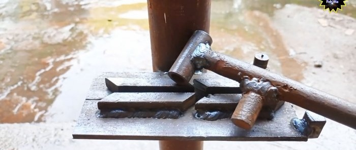 How to make a device for making gratings from a rod