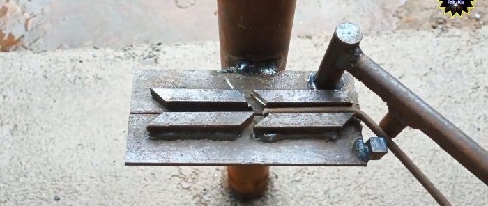 How to make a device for making gratings from a rod