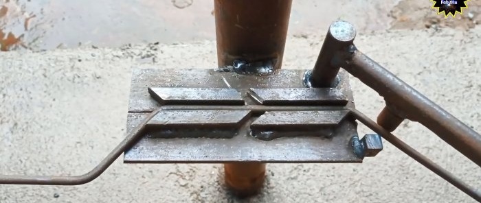 How to make a device for making gratings from a rod