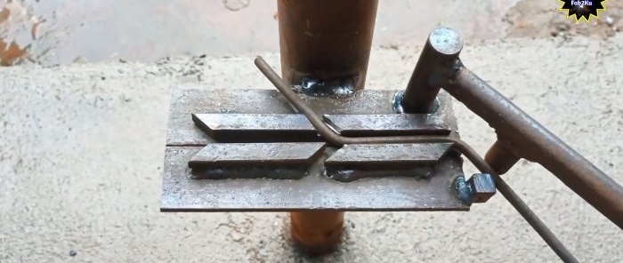 How to make a device for making gratings from a rod