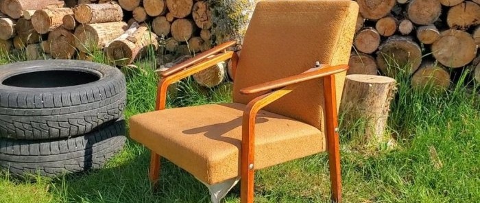 How to restore old USSR armchairs and get designer furniture almost for free