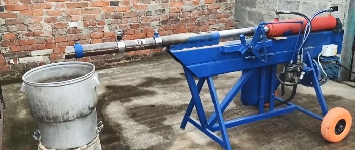 How to make a press for the production of fuel briquettes from sawdust