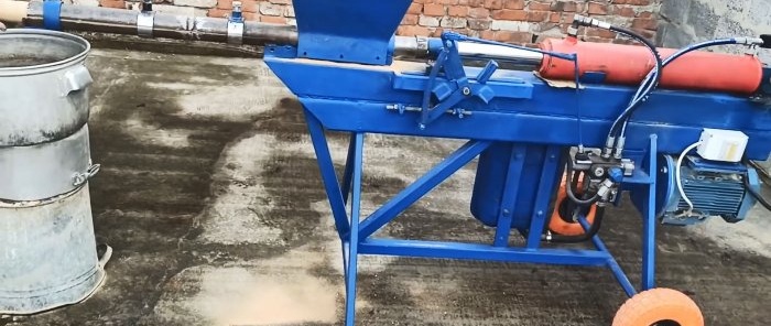 How to make a press for the production of fuel briquettes from sawdust