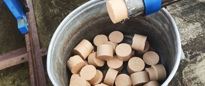 How to make a press for the production of fuel briquettes from sawdust